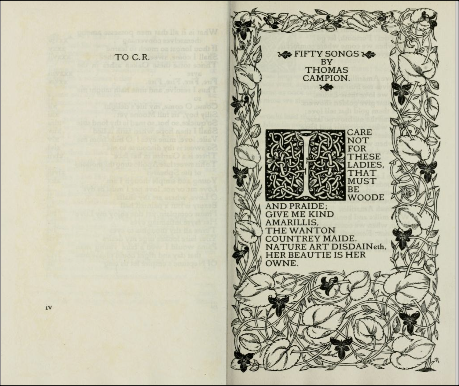 Fifty Songs by Thomas Campion